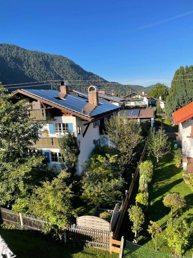Dachgeschosswohnung Mit Traumhaftem Zugspitzblick Bei Garmisch Farchant Bagian luar foto