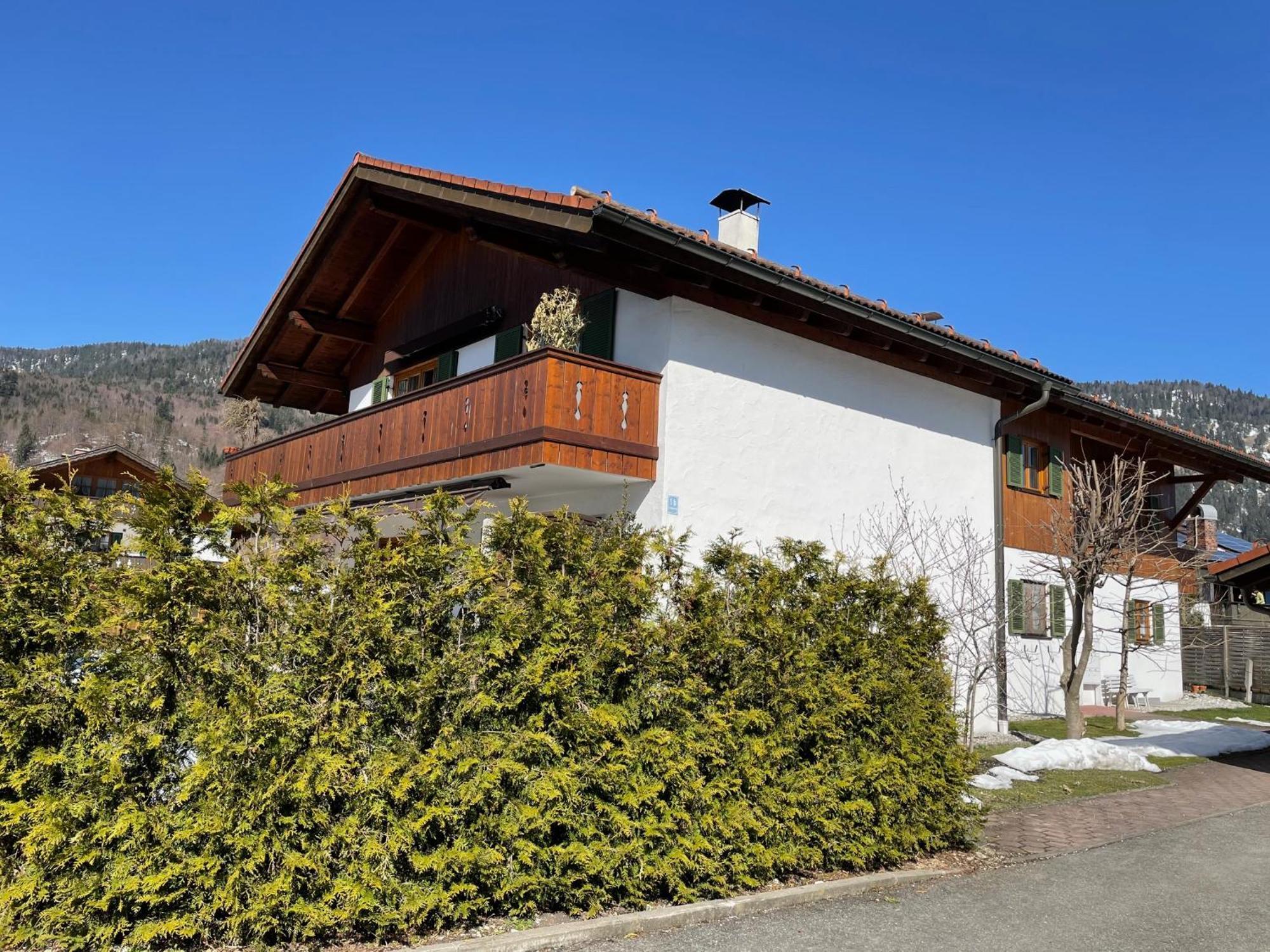 Dachgeschosswohnung Mit Traumhaftem Zugspitzblick Bei Garmisch Farchant Bagian luar foto